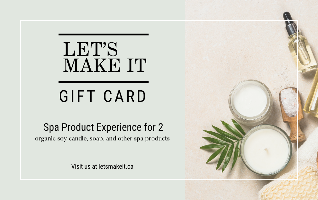 Handmade Spa Product Experience for 2