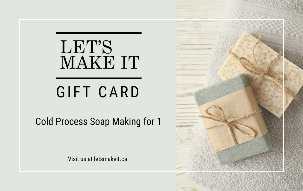 Cold Process Soap Making for 1