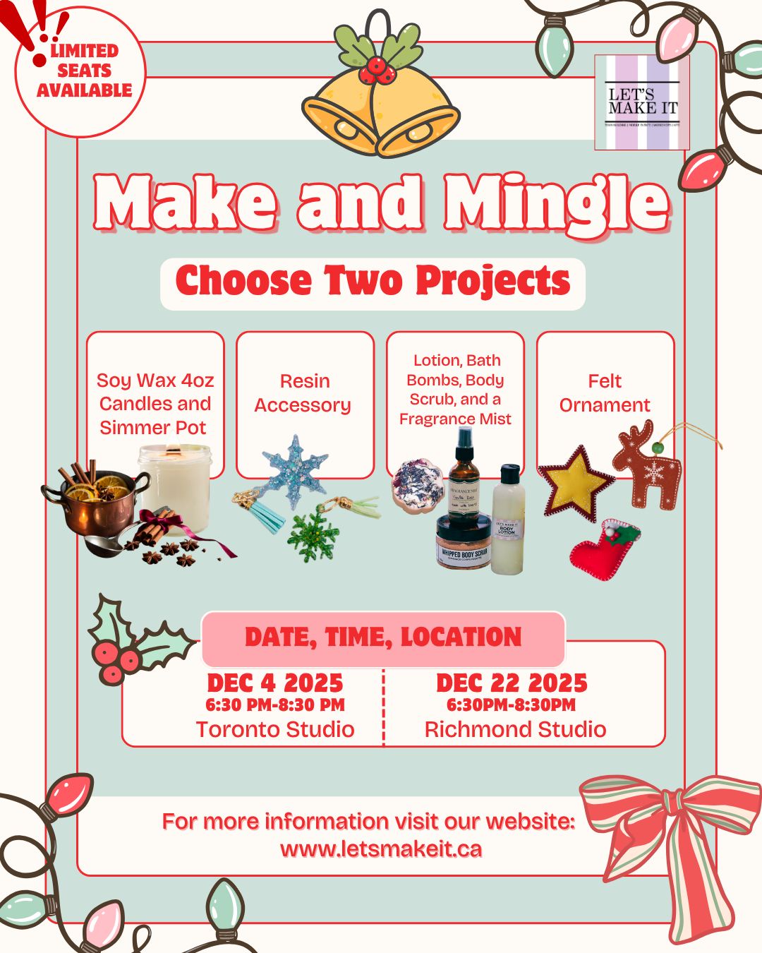 Make and Mingle poster