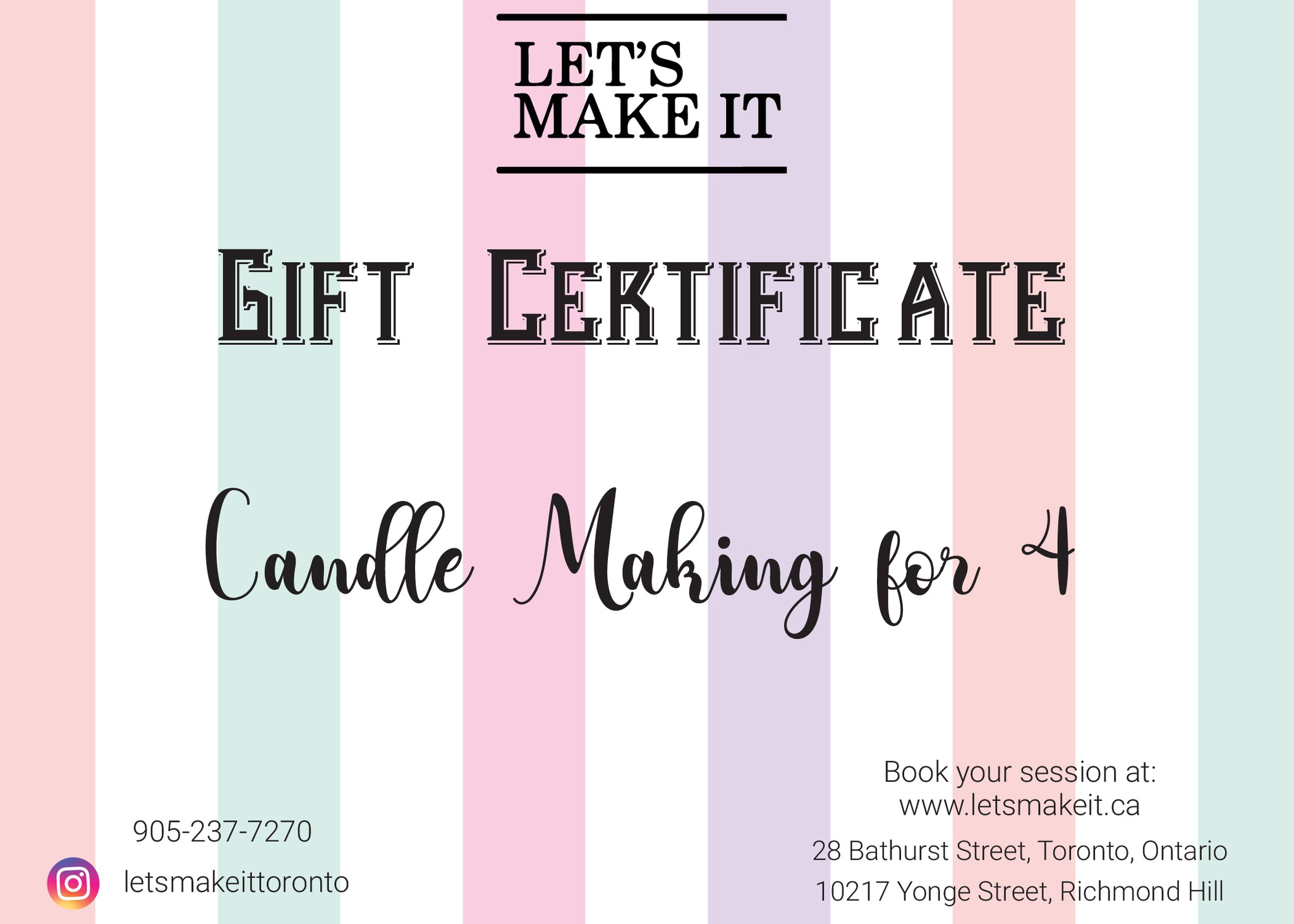 Candle Making for 4
